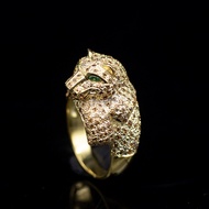 แหวนพลอยของแท้ แหวนหัวเสื้อประดับพลอยบุษราคัมน้ำทองบางกะจะ(Yellow Sapphire) ตัวเรือนเงินแท้ 92.5% ชุบทอง ไซด์นิ้ว 62 หรือเบอร์ 10 US พลอยแท้จากประเทศไทย