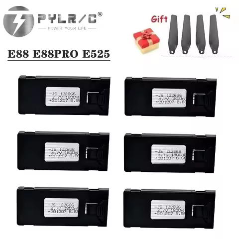 1/2/3/5/10Pcs 3.7V 1800Mah RC Drone Battery Accessory For E88 E88PRO Ls-E525 E525 PRO Mini Uav Drone