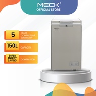 MECK Chest Freezer 150L Single Door / Peti Sejuk Beku