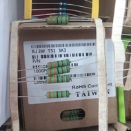 HIJAU 3k3 2watt green Resistor