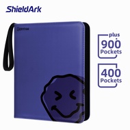 BERYFAM Binder Album Blue Classic Leather Binder Pokemon Card Photocard TCG Blueberry Series