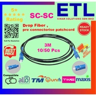 SC-SC Unifi Pre Connectorized Drop Cable 3m TM Approval