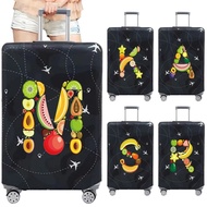 Luggage Cover Stretch Fabric Suitcase Protector Baggage Case 18-32 Inch Suitcase Case Fruit Series T