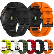 26 22mm Quickfit Silicone Watchband Strap For Garmin Fenix 6X 5X 7X EPIX Gen 2 Wristband For Fenix 6 5 7 955 965 Tactix 7 Watch
