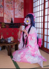 約會大作戰 夜刀神十香 cos浴衣