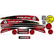 STRIPING STICKER BIKE FOLDING BIKE ART STICKER MOTORCYCLE STICKER