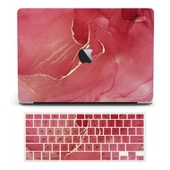 Bronzing หินอ่อนสำหรับ MacBook Air Pro 13 11นิ้วรุ่น A1932 A2179 A2337 M1ชิป Touch ID 2018 2019 2020น้ำหนักเบาสัมผัสนุ่มเปลือกป้องกันแล็ปท็อปแป้นพิมพ์ฝาครอบ