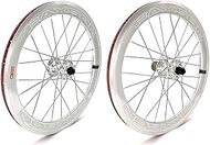Faxson BlackBlack Wheelset 16" (349) Disc Brake - Silver