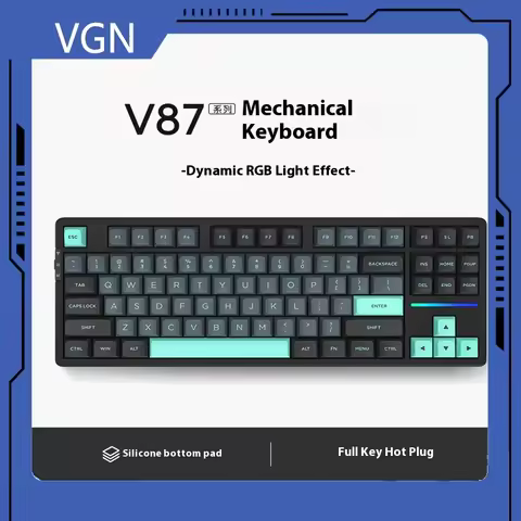 Vgn V87pro The Third Mock Examination Customized Gateway Structure Full Key Hot Plug Rgb Mechanical 