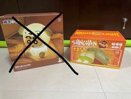 大特價 正版 全新未開封 蠟筆小新系列 小白小夜燈 躲貓貓拍拍燈 床頭燈 餵奶拍拍燈  硅膠