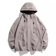MNO.9 Jackets J90 Parachute Jacket Hooded Windproof Sunproof 2-Layer Fabric There Is A Front Pocket.