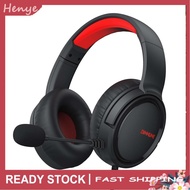 henye-my BG02 Gaming Headset with Microphone Noise-Canceling Wired Headphones Surround Sound Over-Ea