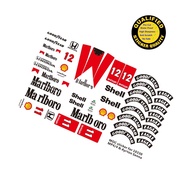 Custom sticker for LEGO 10330 McLaren MP4/4 &Ayrton Senna, sticker only.
