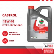 Castrol GTX 15W-40 (4L) Synthetic Technology Oil API SP ACEA A3/B4 for Petrol and Diesel Vehicles