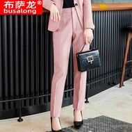 RYRYSTYLE ชุดฉบับภาษาเกาหลีกางเกงขายาวพิธีการสูทมืออาชีพแขนยาวสำหรับผู้หญิงเสื้อเบลเซอร์9578สำหรับสั