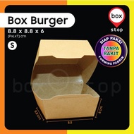Burger Box - Burger Box - Burger Box - Brown KRAFT - S (50 pcs)