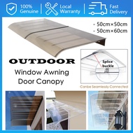 Sunshade Awning PC Board Invisible Canopy Eaves Patio Balcony Cover Rain Durable Upgrade Balcony Cov