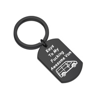 Lywjyb Birdgot Camper Gift Keys to My Fucking Awesome Van Keychain Camper Jewelry