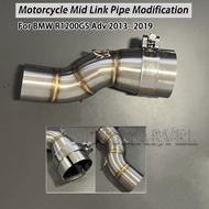 Mienaoye6247443สำหรับ R1200GS R1200GSA ผจญภัย2013 2014 2015 2016 2017 2018 2019ไอเสียกลาง K ท่อลื่นบ