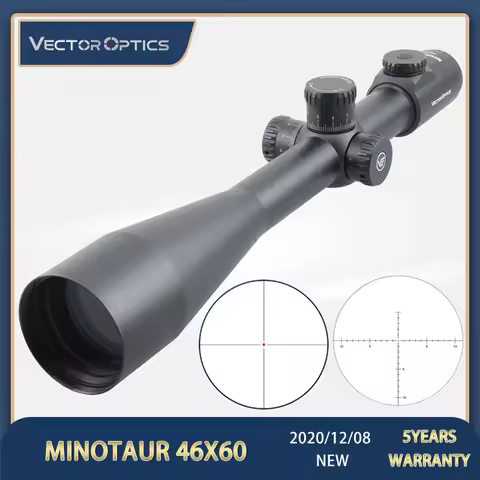 Vector Optics Minotaur 46x60 Tactical Hunting Riflescope Rifle Scope For .308win Long Range & Airgun