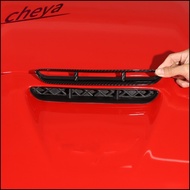 For Chevrolet Corvette C6 ZR1 Z06 2005-2013 ABS Plastic Carbon Fiber Front Hood Vent Frame Car Exter