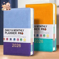 January-December Daily And Monthly Calendar Book, January- December 2026, Small Hardcover Planner