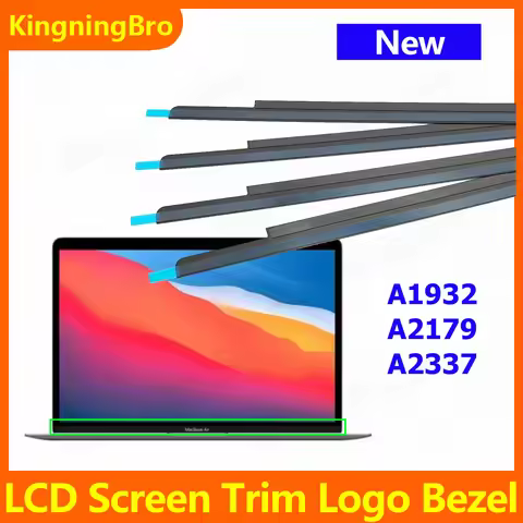 New LCD Screen Glass Trim Logo Bezel Front Cover For MacBook Air 13" A1932 A2179 A2337 2018 2019 202