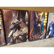 Pharaoh paintings, decorative paintings for game shops, tea shops, theater shops, billiard bars