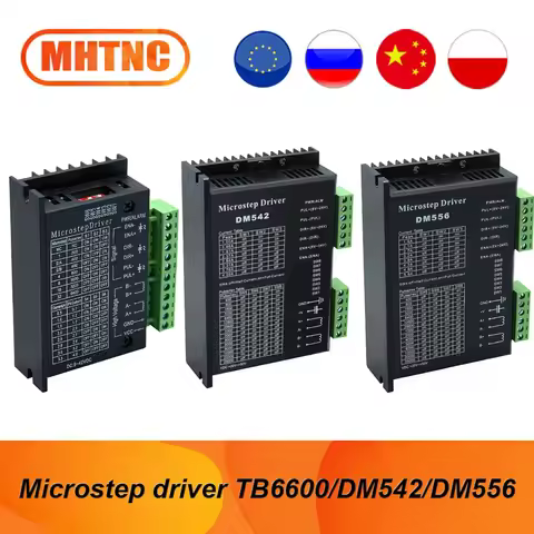 Microstep Motor Driver TB6600 9-42V 4A / DM542 20-50V 4.2A / DM556 20-50V 5.6A Stepper Motor Driver 