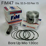 Piston set FIM 47 original 100% nouvo fino 115 mio old diameter 53.5 54 54.5 55 piston izumi dome pe