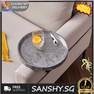 SANSHY Arm Table Clip On Tray Sofa Table For Wide Couches.Couch Arm Tray Table,Tv Table And Side Tab