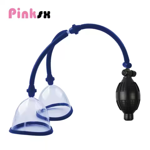 Silicone Manual Nipple Enhancement Pump Enlarge Massage Breast Suction Vacuum Cup Nipple Vagina Clit