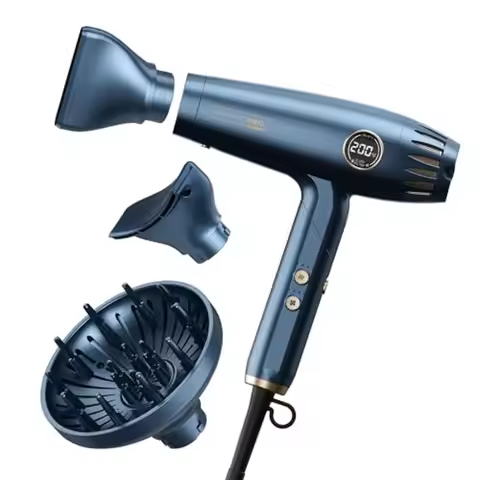 Infiniti PRO by DigitalAIRE 2.0 Hair Dryer 1875W Frizz-Reducing Ionic Hair Blow Dryer with Diffuser 