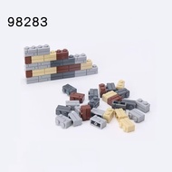 Moc Small Particle Building Blocks Compatible with 98283 Assembling Puzzle Building Parts 1x2 Wall B