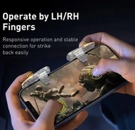X Weapon Mobile Gaming Trigger Controller (Combo Button Suit, For Mobile Phone, transparent) (Brand 