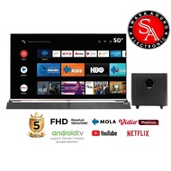 Led UHD Android TV 50 Inch Polytron Free Soundbar Type: 50BUG5959