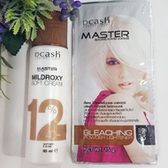 💢 DCASH น้ำยาฟอกสีผม 💢 ฟอกสีผม กัดสีผม กัดสีผม ผงฟอกสีผม  12% (สีขาว 60ml.)