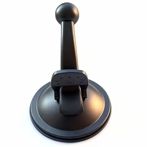 17mm/0.66in Ball Head Suction Cup Mount Holder Bracket Support Windscreen Dashboard Fits for Car Pho