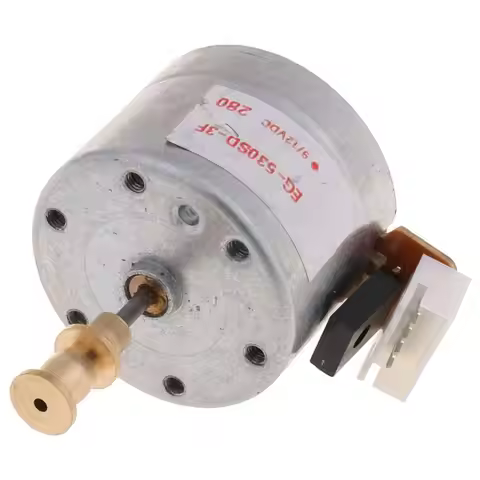 EG530SD-3F DC5-12V 3-Speed 33/45/78 RPM Metal Turntables Motor for Record Player