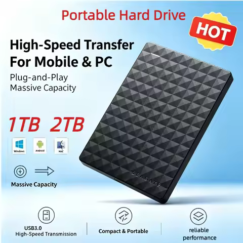 For Seagate Expansion Portable SSD Hard Drive 1TB 2TB 2.5 Inch USB3.0 High Speed External Hard Disk 