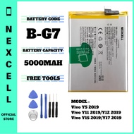 NEXCELL Bateri Serasi untuk B-G7 Battery Bateri Vivo Y5 2019 / Y11 2019 / Y12 2019 / Y15 2019 / Y17 