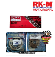EX5 428 RKM SPROCKET 14T 15T 33T 34T 35T 36T RANTAI CHAIN 428-114L