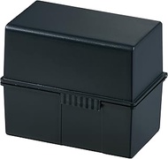 HAN Index File Box DIN A7 Landscape - Innovative, Attractive Design for 300 Index Cards with Steel H