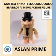 MATTEO MATTEOOOOOOO MATEO ARTICULATED ACTION FIGURE 3D Print Toy Toy Viral Italian Italian Brainrot 