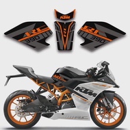 สติ๊กเกอร์ตกแต่งรูปกระดูกปลา KTM RC390