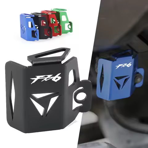 For Yamaha FZ6 FZ 6 FZ6R FZ6N Fazer Motorcycle Parts Rear Brake Fluid Reservoir Guard Cover Protecto