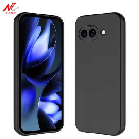 For Pixel 9A Case Business Pure Color Liquid Silicone Soft Phone Cases for Google 9A Skin Touch Cove