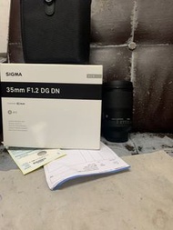 超平 新淨靚仔 全套有盒行貨長保用 Sigma 35 35mm DN F1.2 FE E Sony Mount