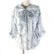 Excellent condition EMPORIO ARMANI 22SS 3R2B89 black tag roll-up sleeve zip-up jacket/blouson light 