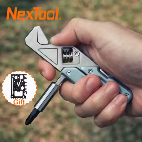 NexTool Light Wrench W2 Multitool Folding Pliers Large Spanner Screwdriver Portable EDC Home Repair 